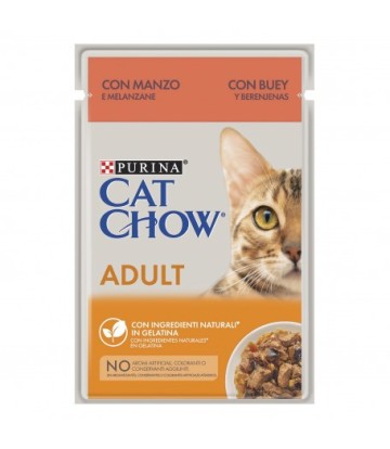 CAT CHOW POUCH ADULT BUEY 85GR