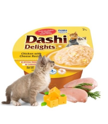 DASHI DELIGHTS POLLO Y QUESO 70GR