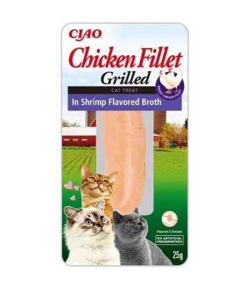 CHURU CAT POLLO CON CALDO CAMARON 25GR