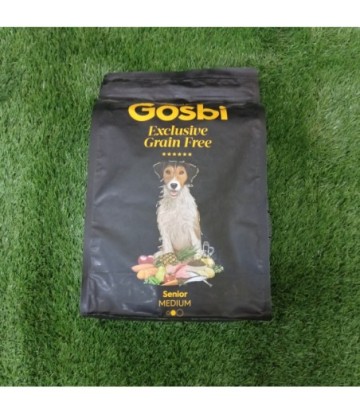 GOSBI EXCLUSIVE GRAIN FREE SENIOR MEDIUM 3KG