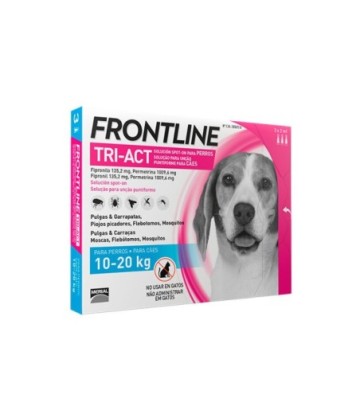 FRONTLINE TRI-ACT 10-20KG 3 PIPETAS