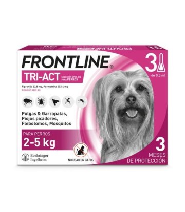 FRONTLINE TRI-ACT 2-5KG 6 PIPETAS