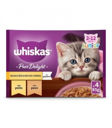 WHISKAS CLASICO JUNIOR SALSA 4X85GR