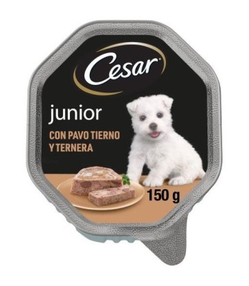 CESAR JUNIOR PAVO Y TERNERA 150GR