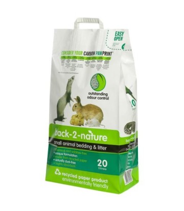 BACK2NATURE PELLETS PAPEL RECICLADO 30L