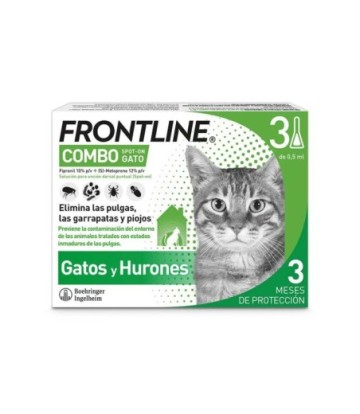 FRONTLINE COMBO GATO 3 PIPETAS