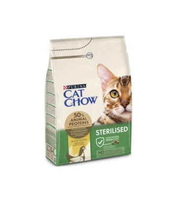 CAT CHOW ADULT STERILISED POLLO 3KG