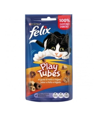 FELIX PLAY TUBES HIGADO Y POLLO 50GR