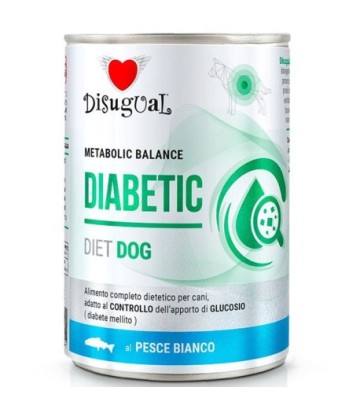 DISUGUAL DOG DIABETIC PESCADO BLANCO 400GR