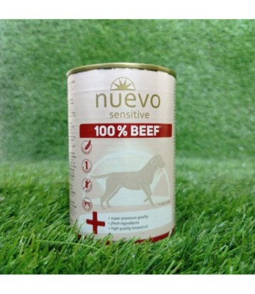 LATA PERRO SENSITIVE 100% TERNERA 400GR