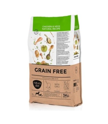 NATURA DIET GAIN FREE CHICKEN & VEGS 12KG