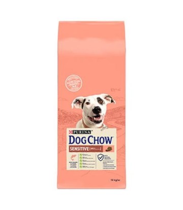 DOG CHOW ADULT SENSITIVE SALMON 14KG