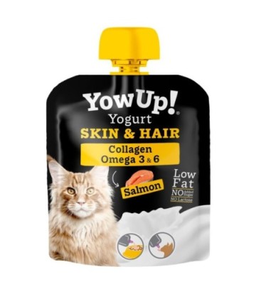 YOW UP YOGUR GATO SKIN & HAIR SALMON 85GR