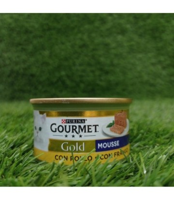 GOURMET CAT GOLD MOUSSE POLLO 85GR