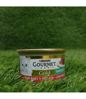 GOURMET CAT GOLD TARTELETTE BUEY Y TOMATES 85GR