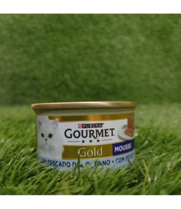 GOURMET CAT GOLD MOUSSE PESCADO 85GR