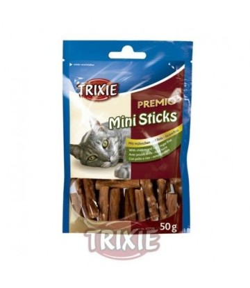 SNACK PREMIO CHICKEN MINI STICKS 50GR