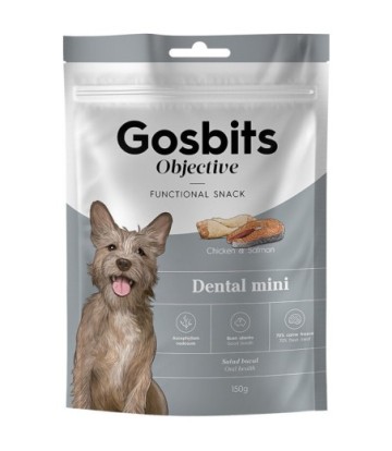 GOSBITS DOG OBJECTIVE DENTAL MINI 150GR