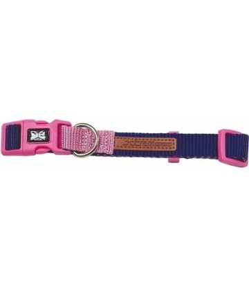 X-TRM  COLLAR AZUL-ROSA 20-30CM X 1CM