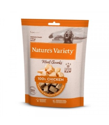 NATURES VARIETY MEAT CHUNKS CHICKEN 50GR