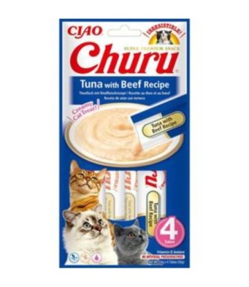 CHURU ATUN CON TERNERA 4 X 14G