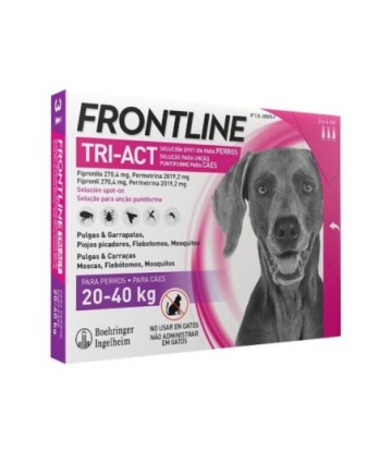 FRONTLINE TRI-ACT 20-40KG 3 PIPETAS