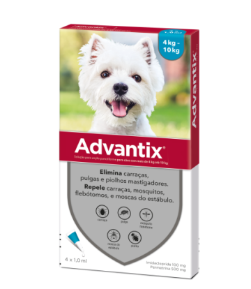 ADVANTIX 4 PIPETAS PERRO 4-10KG