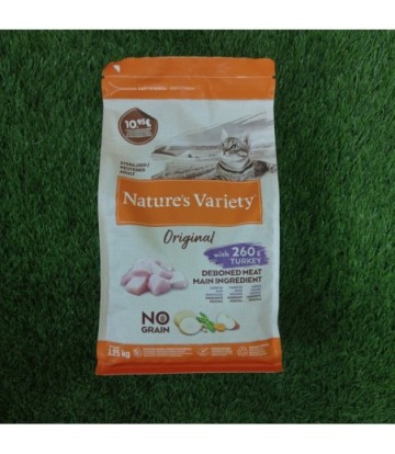 NV NO GRAIN STERILIZED PAVO 1.25KG