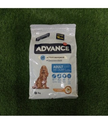 ADVANCE MEDIUM ADULT POLLO/ARROZ 3KG