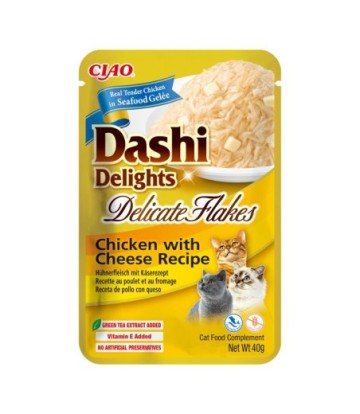 DASHI DELIGHT DELICATE FLAKES POLLO Y QUESO 40GR