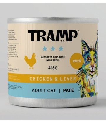 TRAMP CAT PATE WITH BEEF 415GR