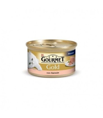 GOURMET CAT GOLD MOUSSE SALMON  85GR