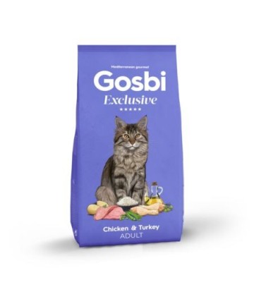 GOSBI EXCLUSIVE CAT CHICKEN & TURKEY ADULT 6KG