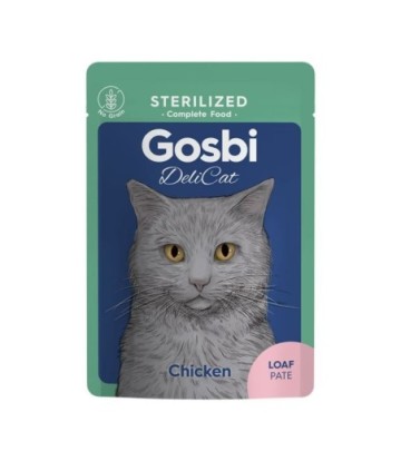 GOSBI DELICAT ADULT STERILIZED CHICKEN LOAF 70GR