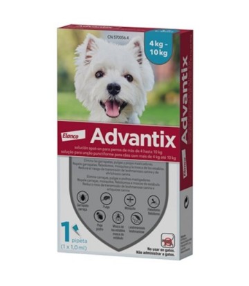 ADVANTIX 1 PIPETA 4-10KG