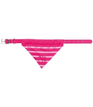 COLLAR NYLON PAÑUELO FUCSIA M