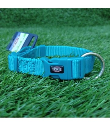 COLLAR PREMIUM S-M 30-45CM/15MM AZUL OCEANO