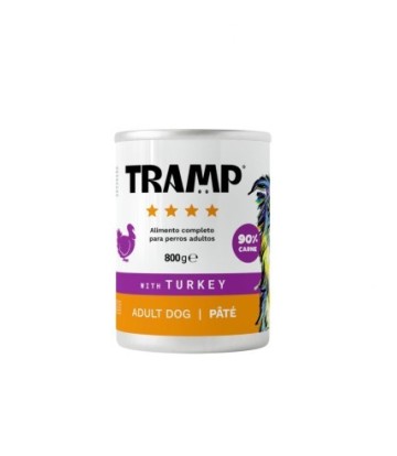 TRAMP DOG PATE WITH TURKEY 800GR