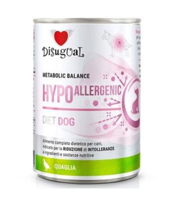 DISUGUAL DOG HYPOALLERGENIC CODORNIZ 400GR