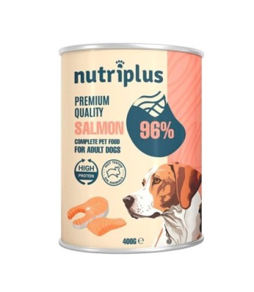 NUTRIPLUS DOG LATA SALMON 400GR