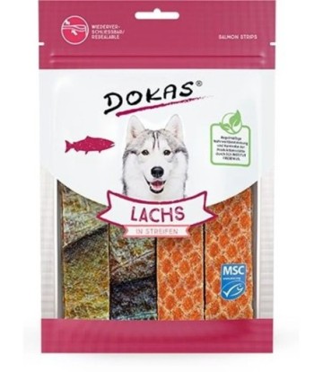 DOKAS PERRO TIRAS SALMON 100GR