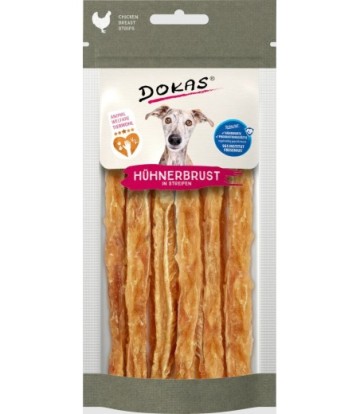 DOKAS PERRO TIRAS PECHUGA POLLO 50GR