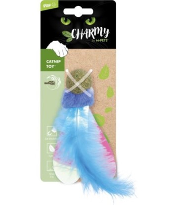 CHARMY CATNIP TOY FIREFLY BLUE