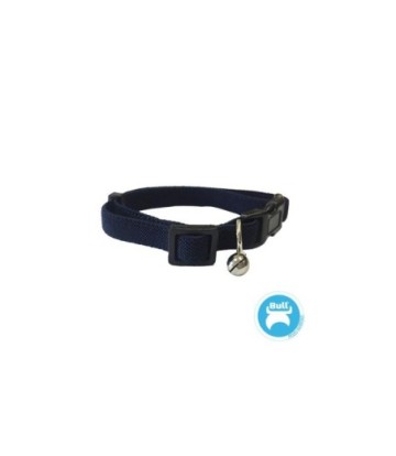 COLLAR BULL ELASTICO GATO 20-30CM LISO GRANATE