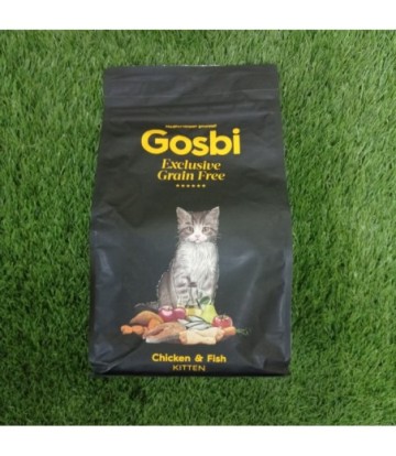 GOSBI EXCLUSIVE GRAIN FREE CHICKEN & FISH KITTEN 2