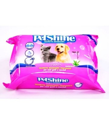 PETSHINE TOALLITAS HIGIENCIAS PASIÓN 40UD