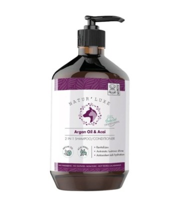 NATURLUXE CHAMPU/AC 2 EN 1 ACEITE ARGAN/ACAI 500ML