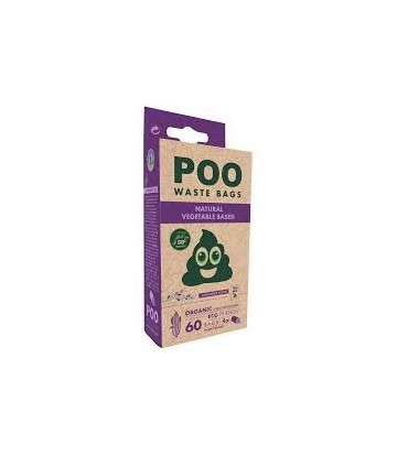 BOLSAS POO LAVANDA 60 UNI