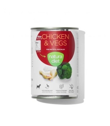 NATURA DIET DOG CHICKEN & VEGS 400GR