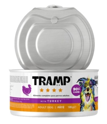 TRAMP DOG PATE WITH TURKEY 185GR